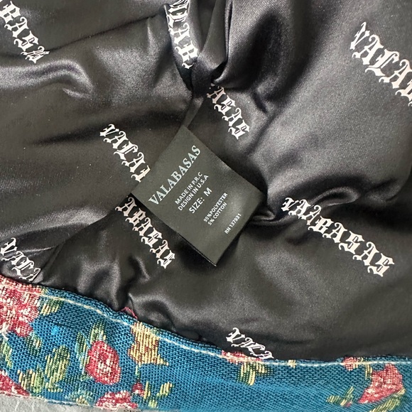 Valabasas "Picasso" Jacket multicolored paisley and floral design sz M - Picture 10 of 12